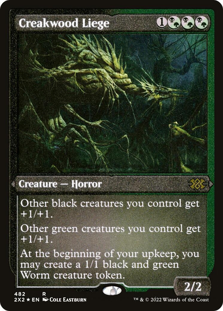 Image for Creakwood Liege (Foil Etched) (482) (Double Masters 2022) - Magic: The Gathering