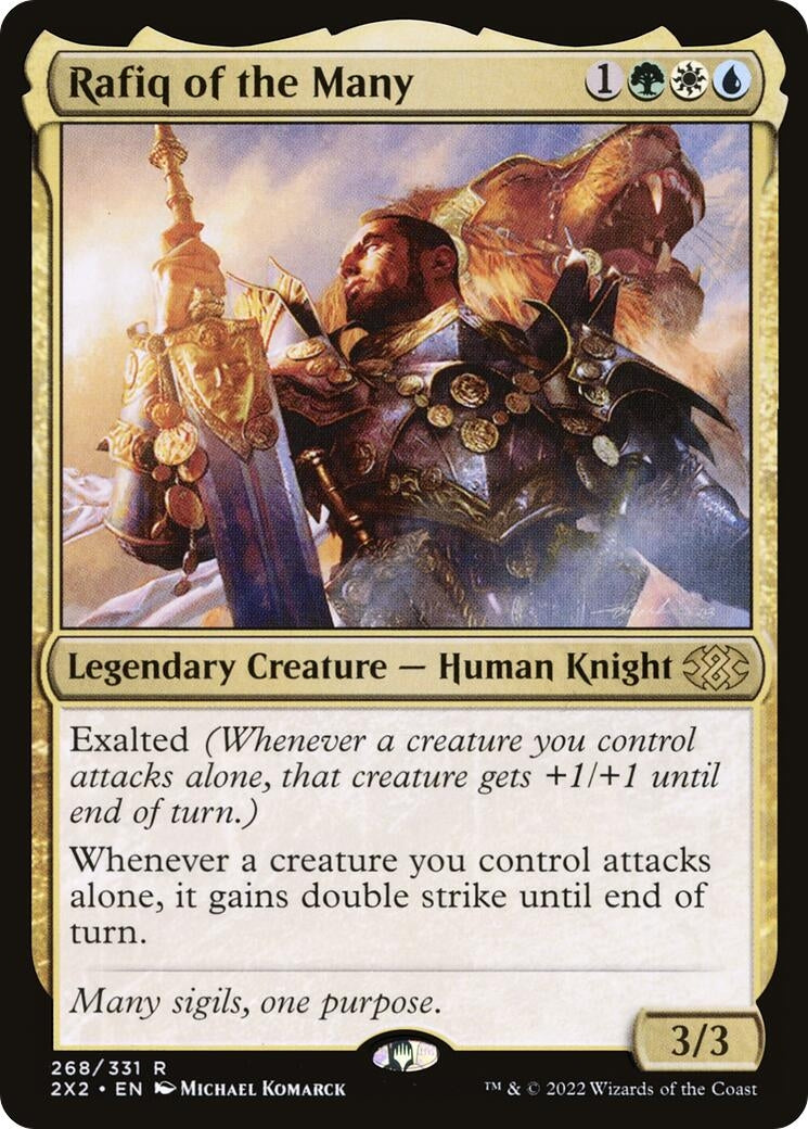 Image for Rafiq of the Many (268) (Double Masters 2022) - Magic: The Gathering