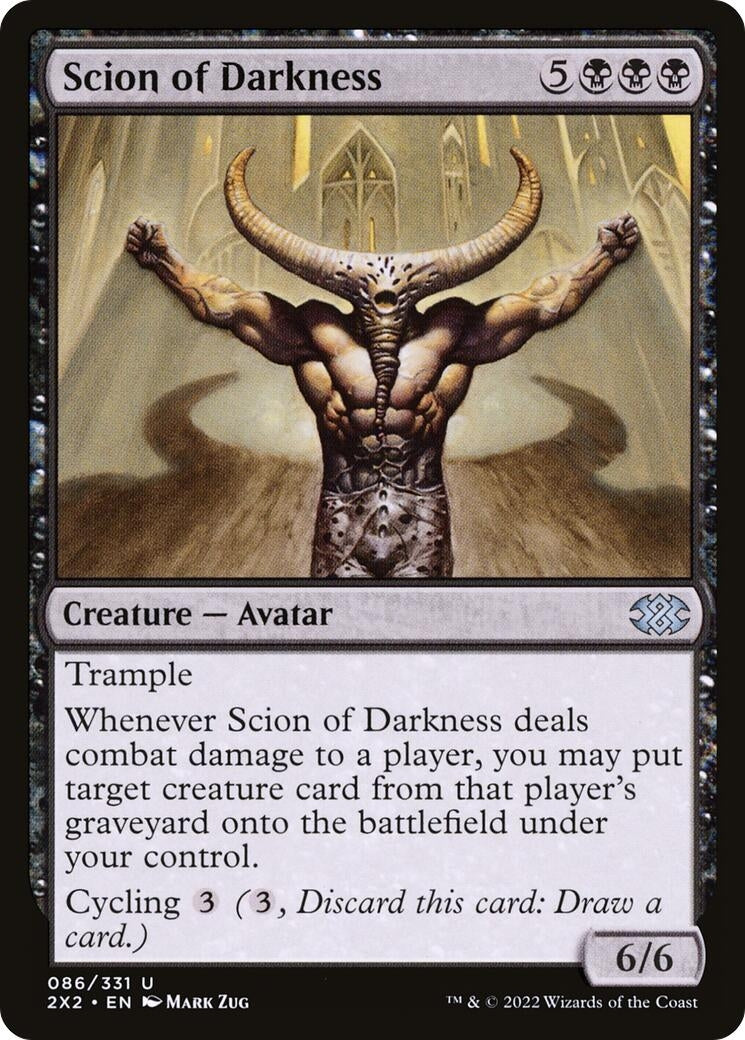 Image for Scion of Darkness (86) (Double Masters 2022) - Magic: The Gathering