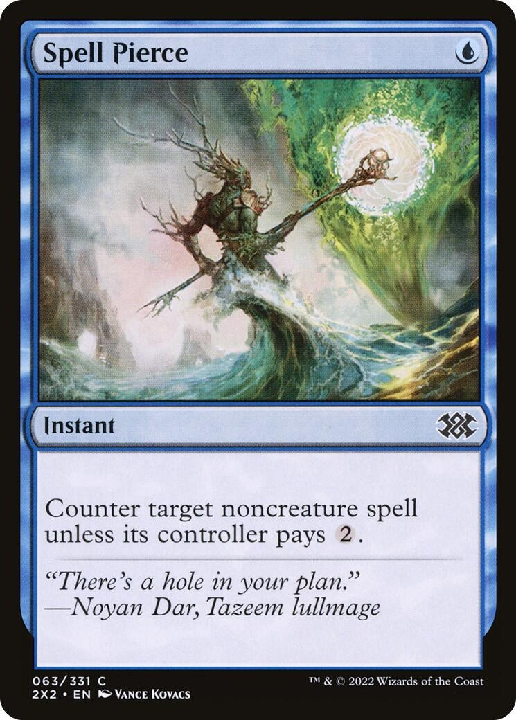 Image for Spell Pierce (63) (Double Masters 2022) - Magic: The Gathering