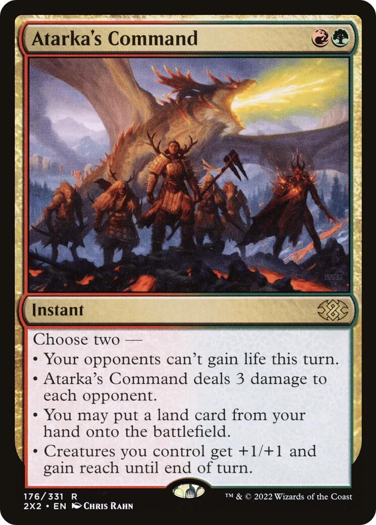 Image for Atarka's Command (176) (Double Masters 2022) - Magic: The Gathering