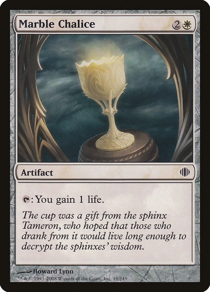 Image for Marble Chalice (18) (Shards of Alara) - Magic: The Gathering