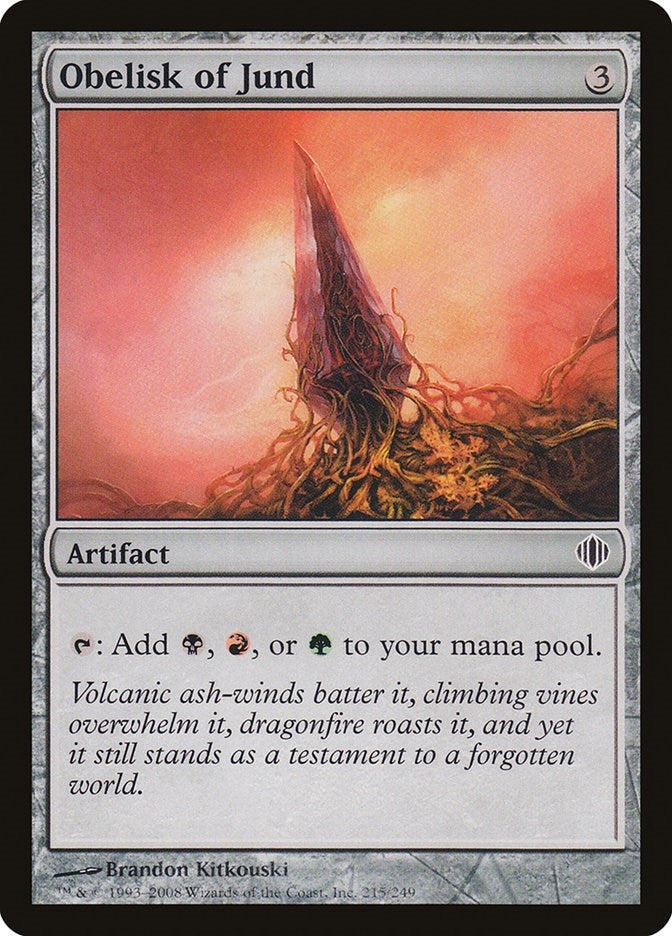 Image for Obelisk of Jund (215) (Shards of Alara) - Magic: The Gathering
