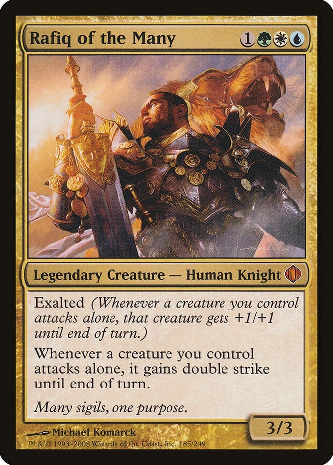 Image for Rafiq of the Many (185) (Shards of Alara) - Magic: The Gathering