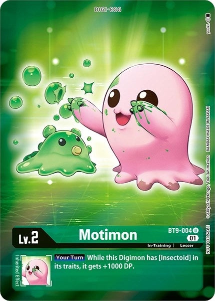 Image for Motimon (Box Topper) (BT9-004 U) (X Record) - Digimon Card Game