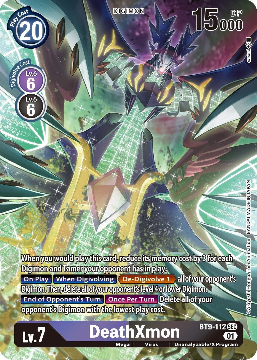 Image for DeathXmon (Alternate Art) (BT9-112 SEC) (X Record) - Digimon Card Game