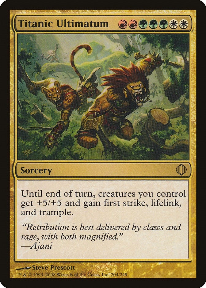 Image for Titanic Ultimatum (204) (Shards of Alara) - Magic: The Gathering