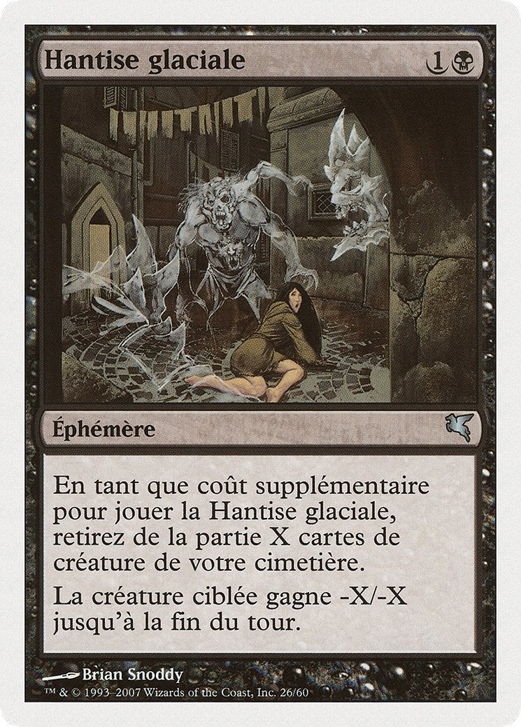 Image for Chill Haunting (French) - "Hantise glaciale" (E26) (Magic Encyclopedia 2005 (Salvat/Hachette)) - Magic: The Gathering