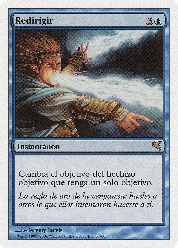 Image for Deflection (Spanish) - "Redirigir" (E37) (Magic Encyclopedia 2005 (Salvat/Hachette)) - Magic: The Gathering