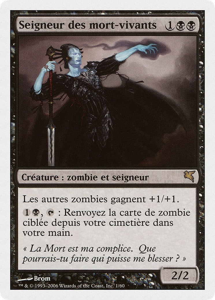 Image for Lord of the Undead (French) - "Seigneur des mort-vivants" (F1) (Magic Encyclopedia 2005 (Salvat/Hachette)) - Magic: The Gathering