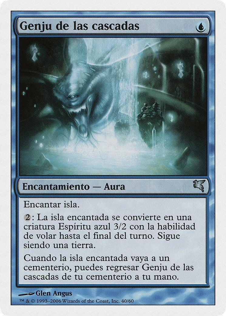 Image for Genju of the Falls (Spanish) - "Genju de las cascadas" (G40) (Magic Encyclopedia 2005 (Salvat/Hachette)) - Magic: The Gathering