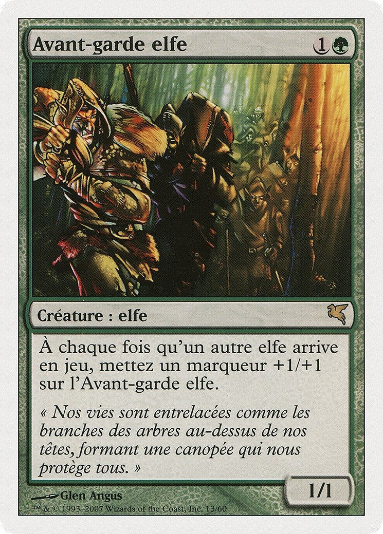 Image for Elvish Vanguard (French) - "Avant-garde elfe" (B13) (Onslaught) - Magic: The Gathering