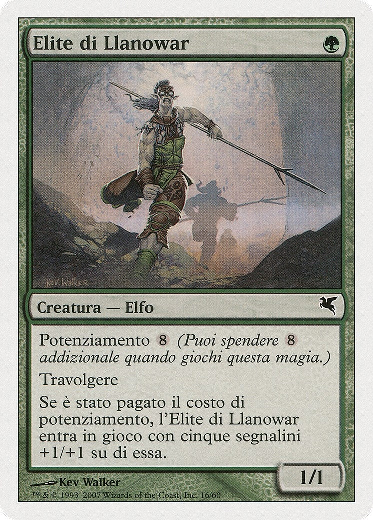 Image for Llanowar Elite (Italian) - "Elite di Llanowar" (B16) (Magic Encyclopedia 2005 (Salvat/Hachette)) - Magic: The Gathering