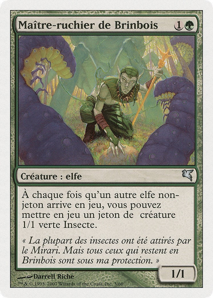Image for Wirewood Hivemaster (Italian) - "Maître-ruchier de Brinbois" (B3) (Magic Encyclopedia 2005 (Salvat/Hachette)) - Magic: The Gathering