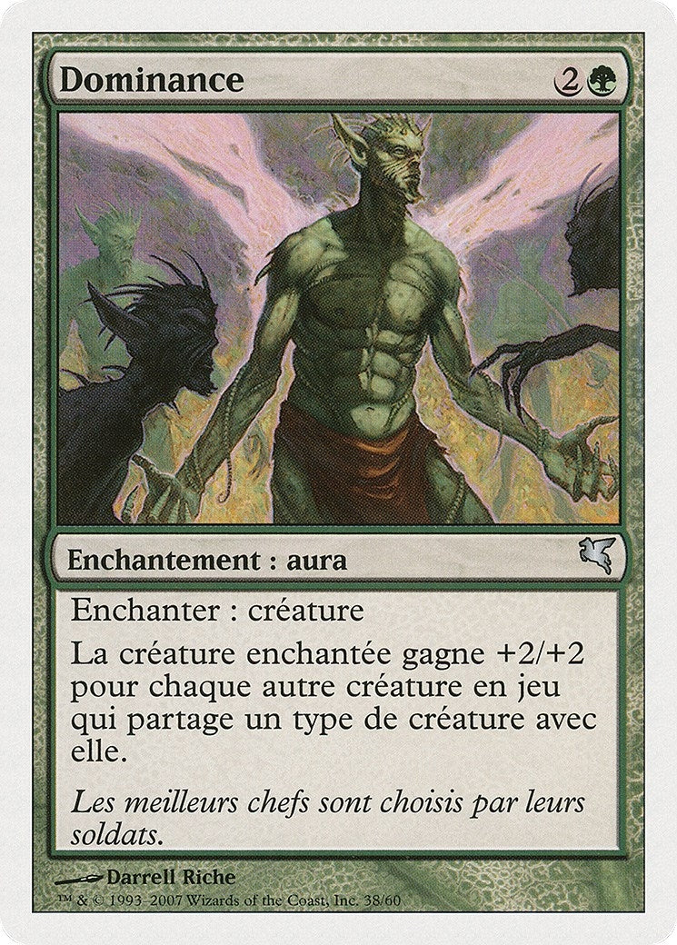 Image for Alpha Status (French) - "Dominance" (B38) (Magic Encyclopedia 2005 (Salvat/Hachette)) - Magic: The Gathering