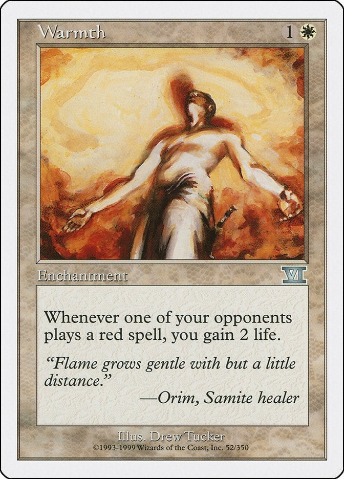 Image for Warmth (52) (Classic Sixth Edition) - Magic: The Gathering