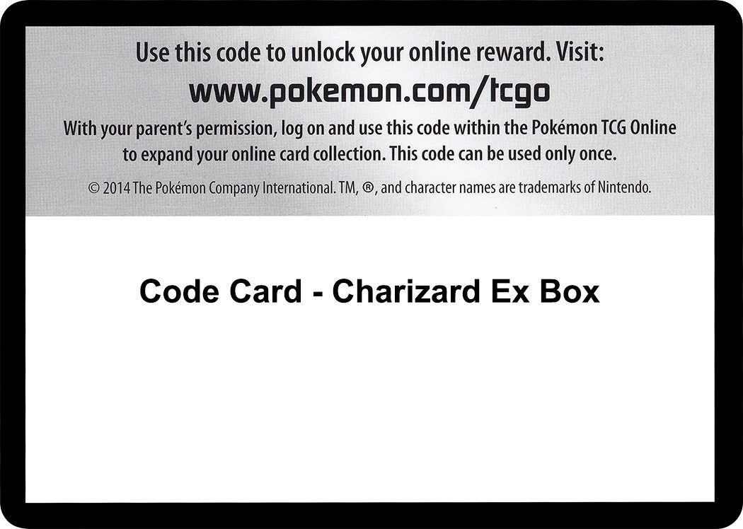 Image for Code Card - Charizard EX Box (XY - Evolutions) - Pokemon