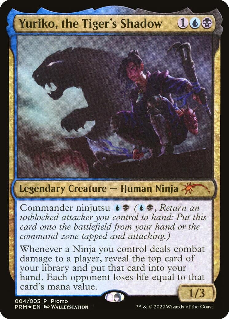 Image for Yuriko, the Tiger's Shadow (4) (Unique and Miscellaneous Promos) - Magic: The Gathering