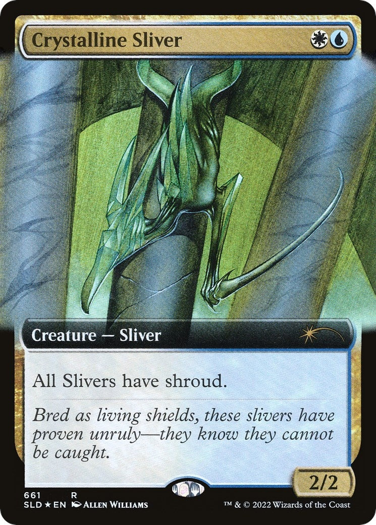 Image for Crystalline Sliver (Extended Art) (661) (Secret Lair Drop Series) - Magic: The Gathering