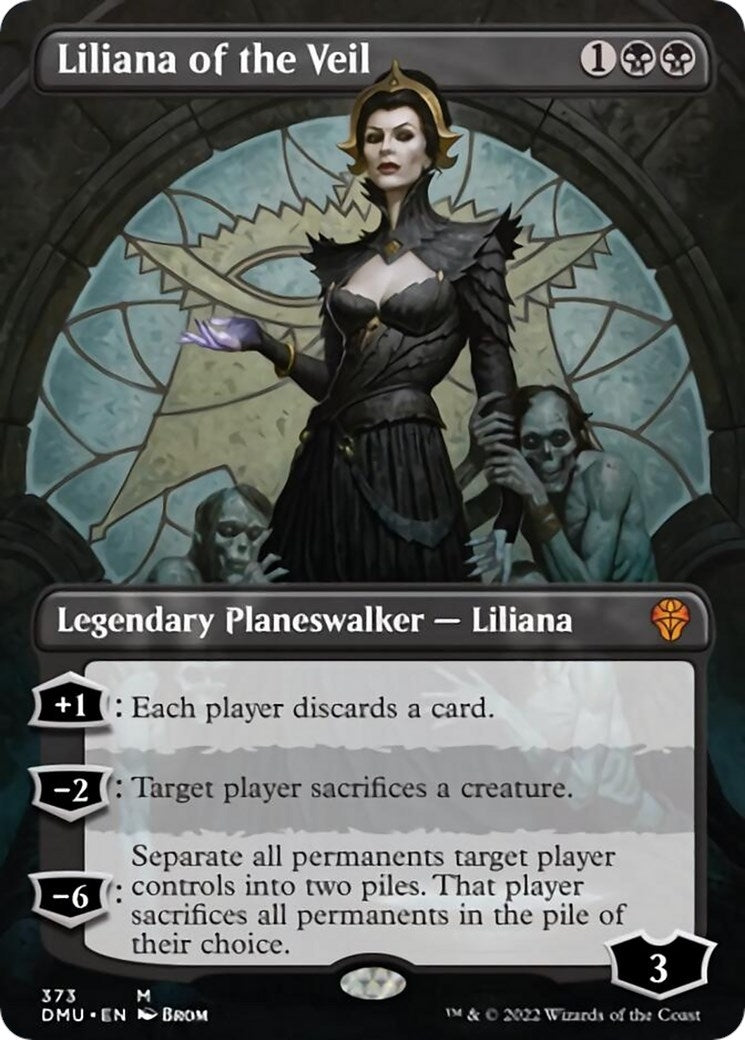 Image for Liliana of the Veil (Borderless) (373) (Dominaria United) - Magic: The Gathering