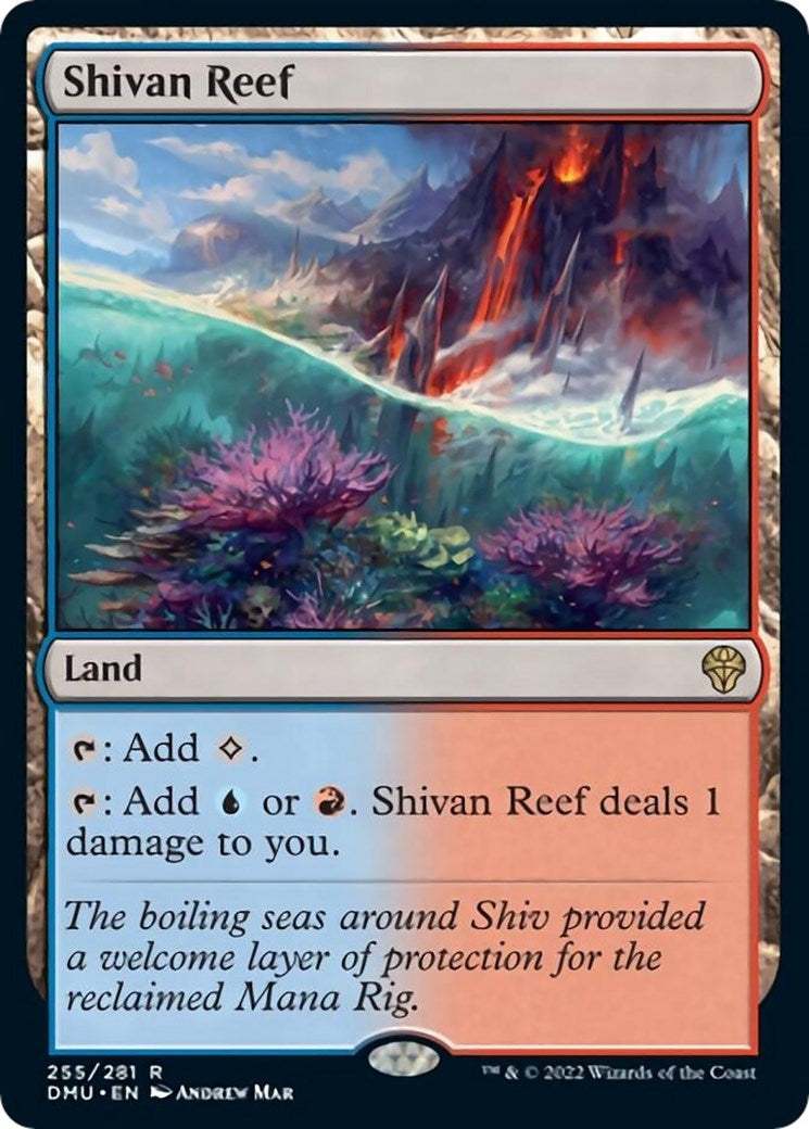 Image for Shivan Reef (255) (Dominaria United) - Magic: The Gathering