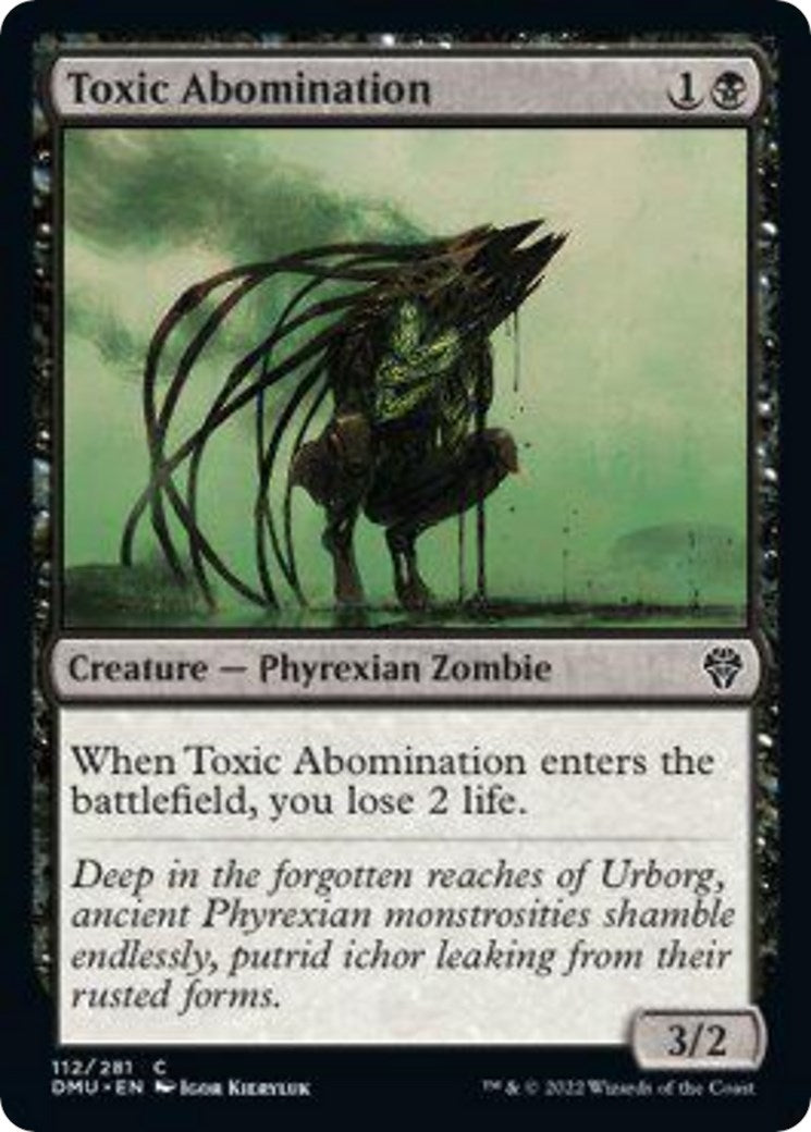 Image for Toxic Abomination (112) (Dominaria United) - Magic: The Gathering