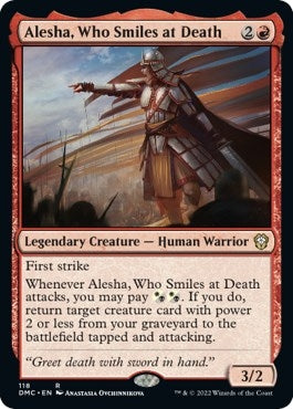 Image for Alesha, Who Smiles at Death (118) (Commander: Dominaria United) - Magic: The Gathering
