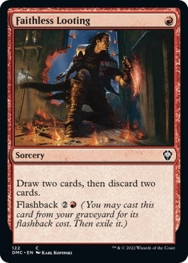 Image for Faithless Looting (122) (Commander: Dominaria United) - Magic: The Gathering