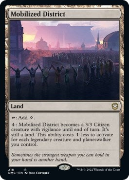 Image for Mobilized District (218) (Commander: Dominaria United) - Magic: The Gathering