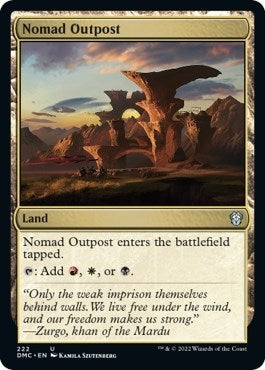 Image for Nomad Outpost (222) (Commander: Dominaria United) - Magic: The Gathering