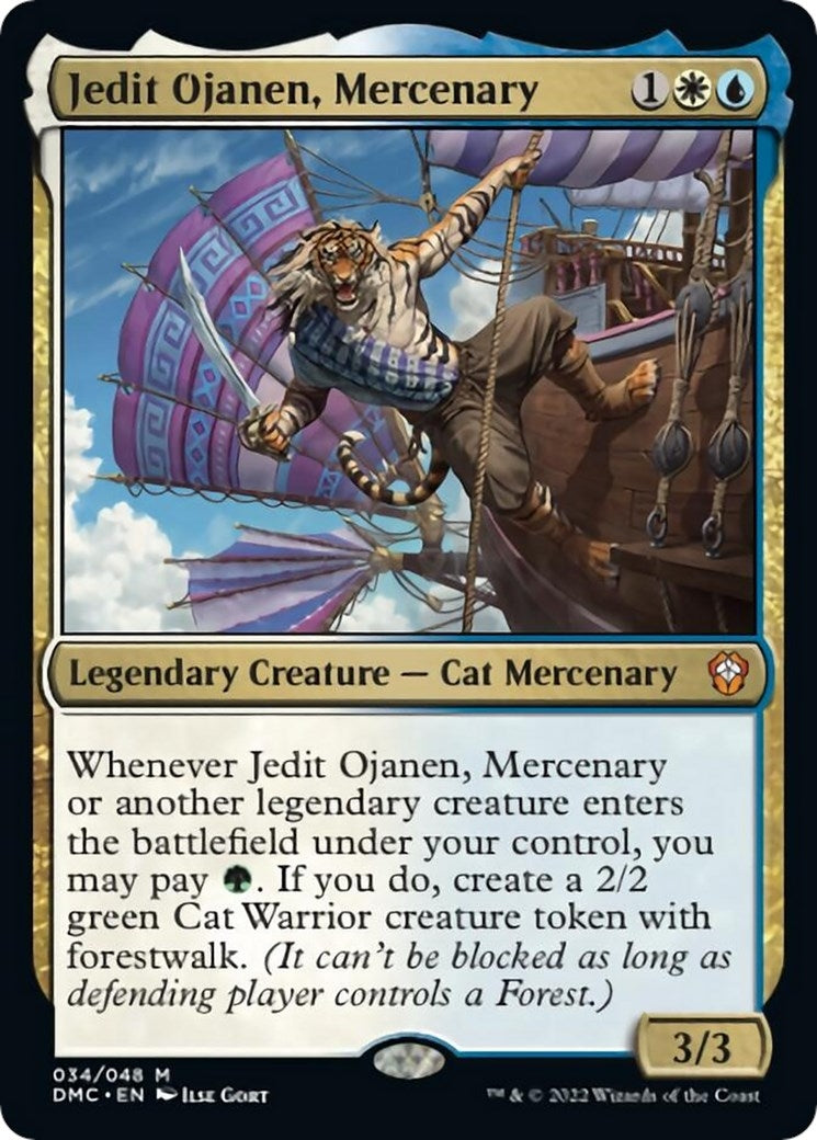 Image for Jedit Ojanen, Mercenary (34) (Commander: Dominaria United) - Magic: The Gathering