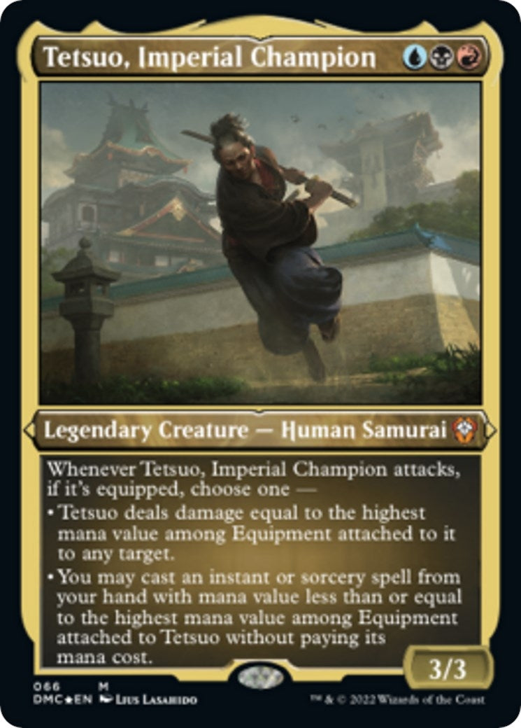 Image for Tetsuo, Imperial Champion (Foil Etched) (66) (Commander: Dominaria United) - Magic: The Gathering