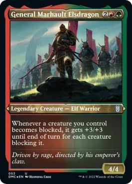 Image for General Marhault Elsdragon (Foil Etched) (53) (Commander: Dominaria United) - Magic: The Gathering