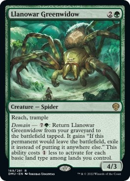 Image for Llanowar Greenwidow (169) (Dominaria United) - Magic: The Gathering