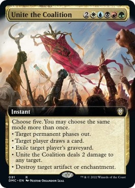 Image for Unite the Coalition (Extended Art) (91) (Commander: Dominaria United) - Magic: The Gathering