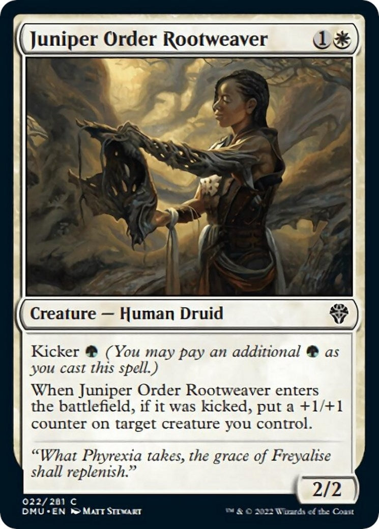Image for Juniper Order Rootweaver (22) (Dominaria United) - Magic: The Gathering