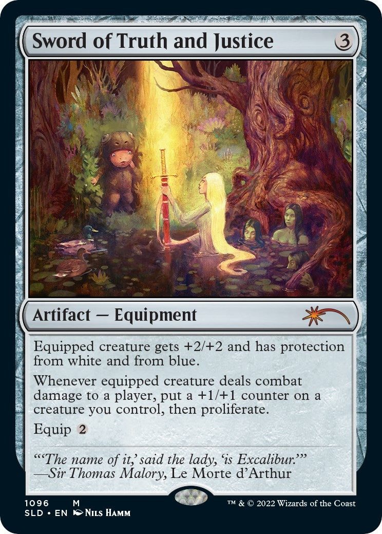 Image for Sword of Truth and Justice (1096) (Secret Lair Drop Series) - Magic: The Gathering