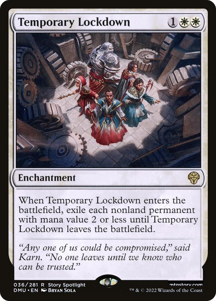 Image for Temporary Lockdown (36) (Dominaria United) - Magic: The Gathering