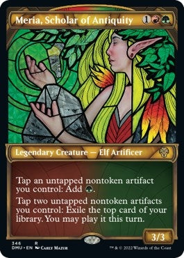 Image for Meria, Scholar of Antiquity (Textured Foil) (346) (Dominaria United) - Magic: The Gathering