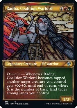 Image for Radha, Coalition Warlord (Showcase) (310) (Dominaria United) - Magic: The Gathering