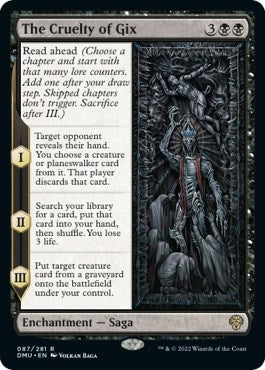 Image for The Cruelty of Gix (87) (Dominaria United) - Magic: The Gathering