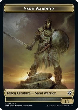 Image for Sand Warrior Token (20) (Commander: Dominaria United) - Magic: The Gathering