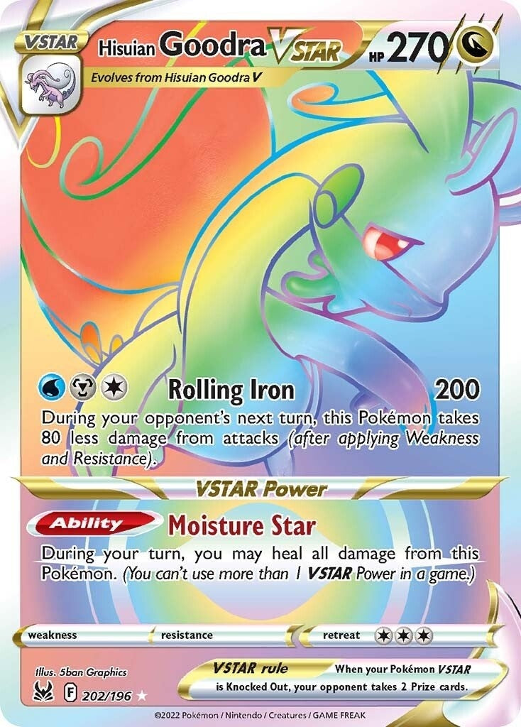 Image for Hisuian Goodra VSTAR (Secret) (202/196) (SWSH11: Lost Origin) - Pokemon