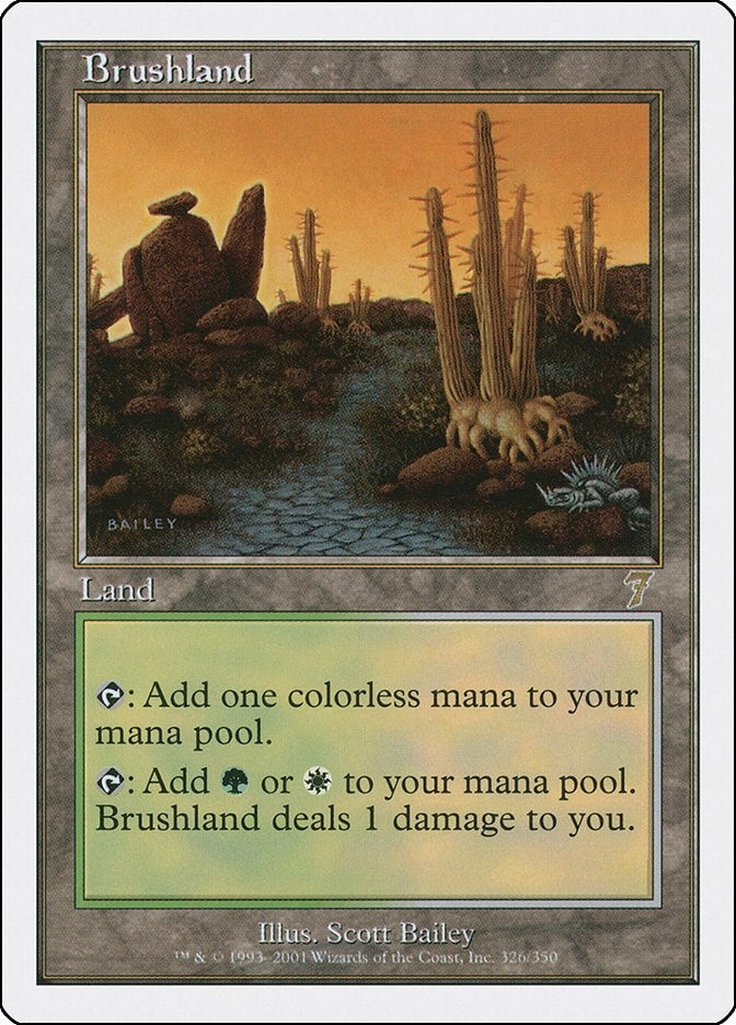 Image for Brushland (326) (7th Edition) - Magic: The Gathering