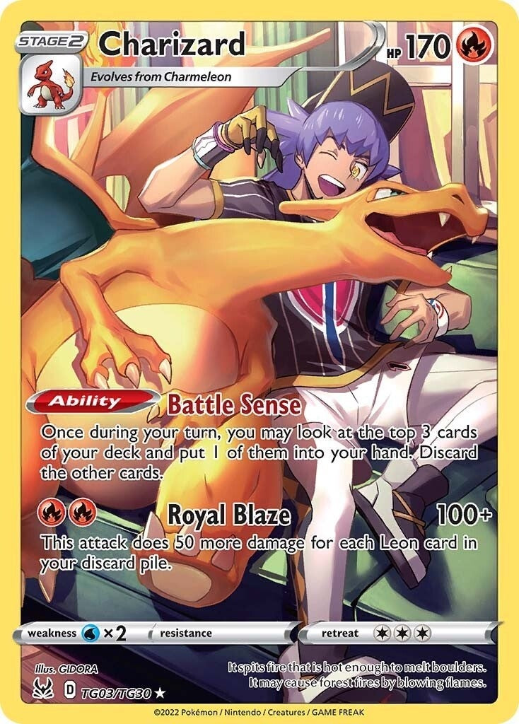 Image for Charizard (TG03/TG30) (SWSH11: Lost Origin Trainer Gallery) - Pokemon