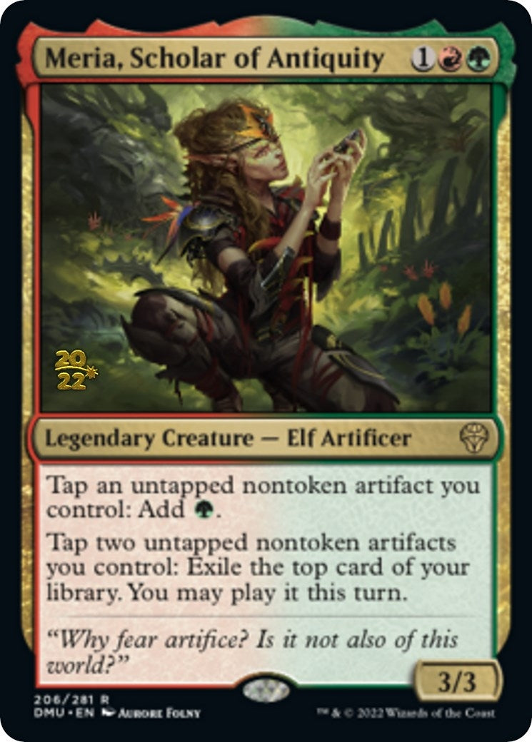 Image for Meria, Scholar of Antiquity (206) (Prerelease Cards) - Magic: The Gathering