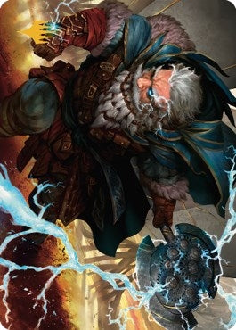 Image for Electrostatic Infantry Art Card (Gold-Stamped Signature) (30) (Art Series: Dominaria United) - Magic: The Gathering