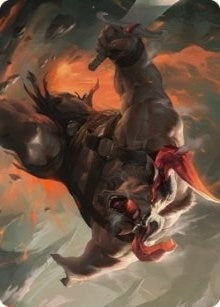 Image for Furious Bellow Art Card (31) (Art Series: Dominaria United) - Magic: The Gathering