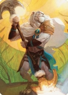 Image for Ajani, Sleeper Agent Art Card (42) (Art Series: Dominaria United) - Magic: The Gathering