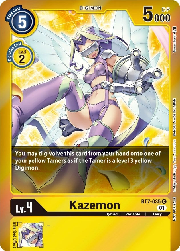 Image for Kazemon (Event Pack 3) (BT7-035 C) (Next Adventure) - Digimon Card Game